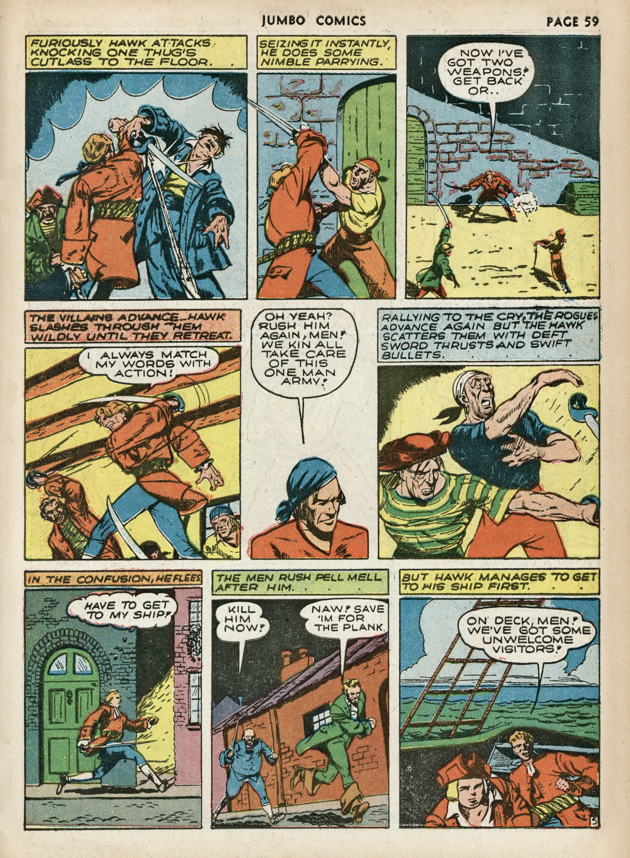 Read online Jumbo Comics comic -  Issue #31 - 61