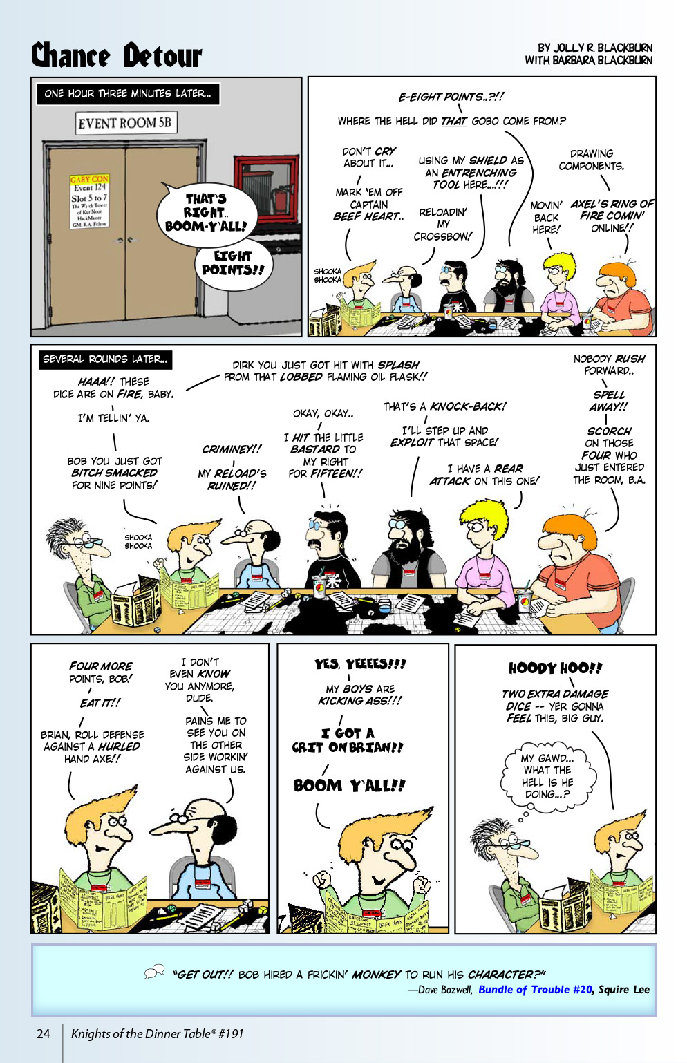 Read online Knights of the Dinner Table comic -  Issue #191 - 26