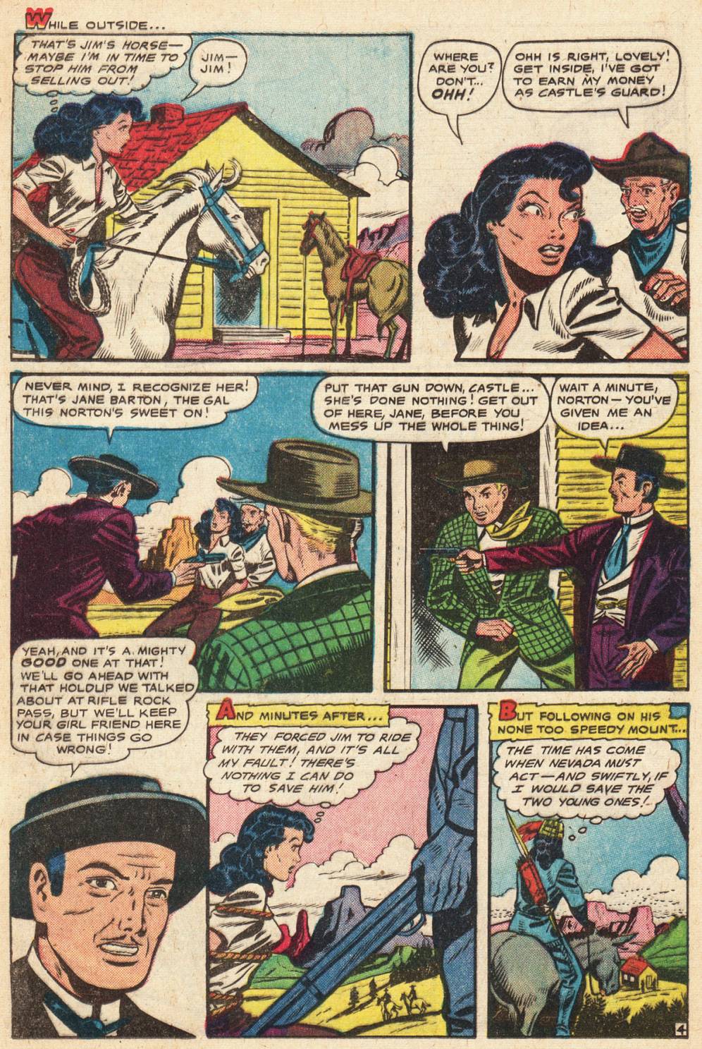 Read online Cowgirl Romances (1950) comic -  Issue #5 - 17