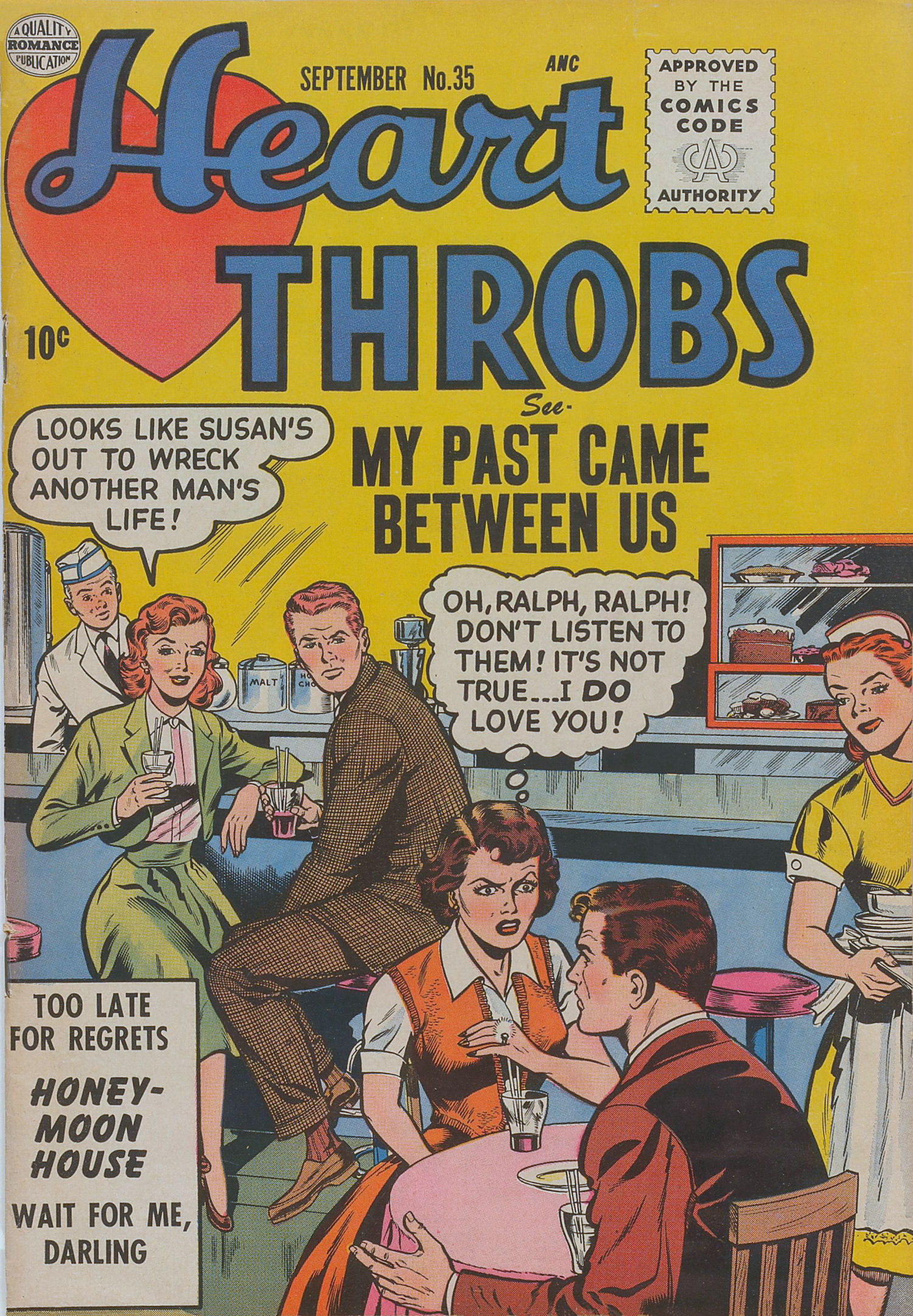 Read online Heart Throbs comic -  Issue #35 - 1