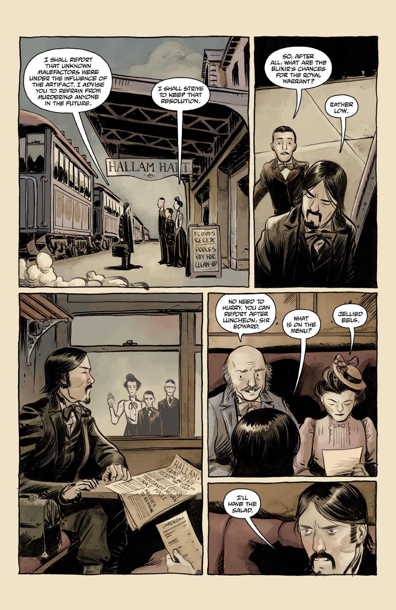 Read online Sir Edward Grey, Witchfinder: The Mysteries of Unland comic -  Issue # TPB - 124