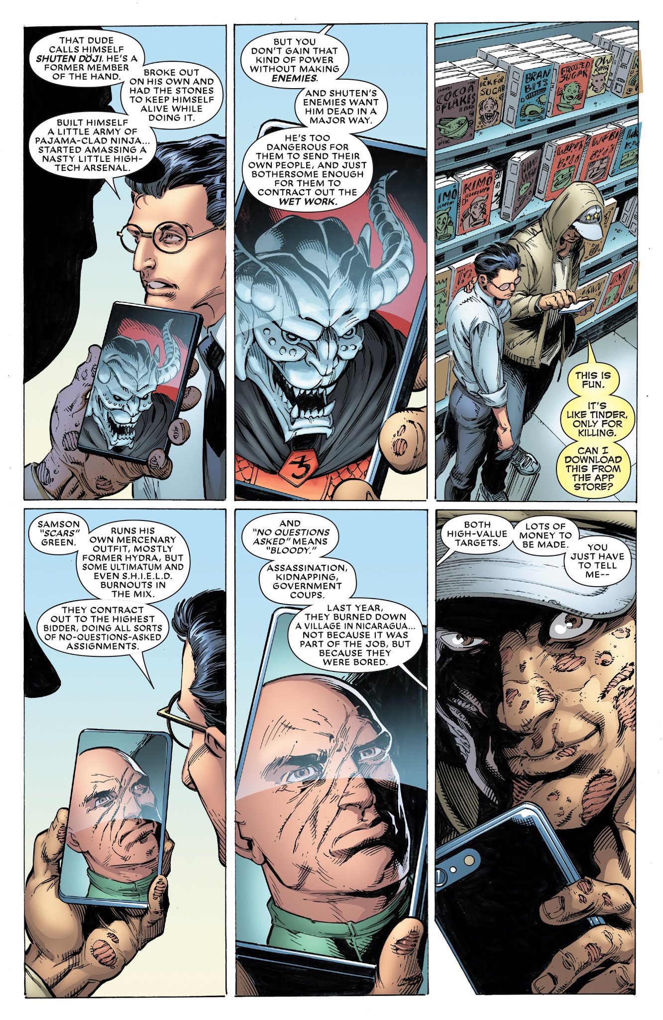 Read online Deadpool: Assassin comic -  Issue #1 - 10
