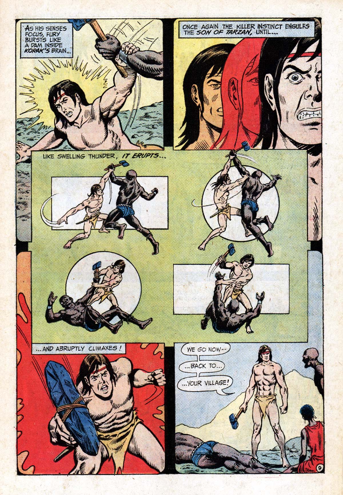 Read online Korak, Son of Tarzan (1972) comic -  Issue #53 - 9