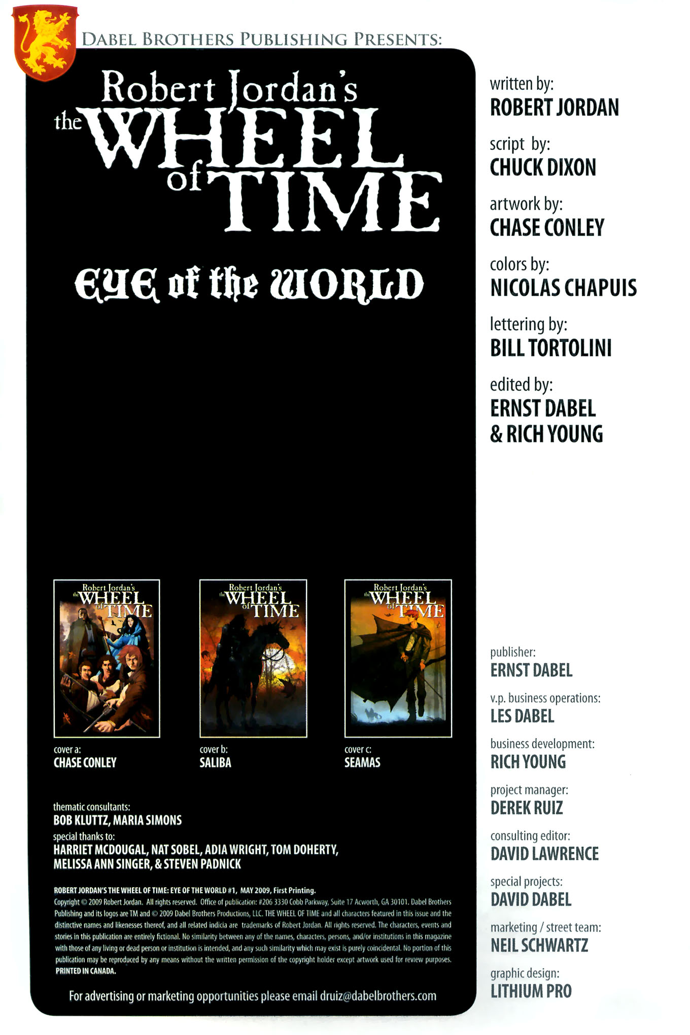 Read online Robert Jordan's Wheel of Time: The Eye of the World comic -  Issue #1 - 4
