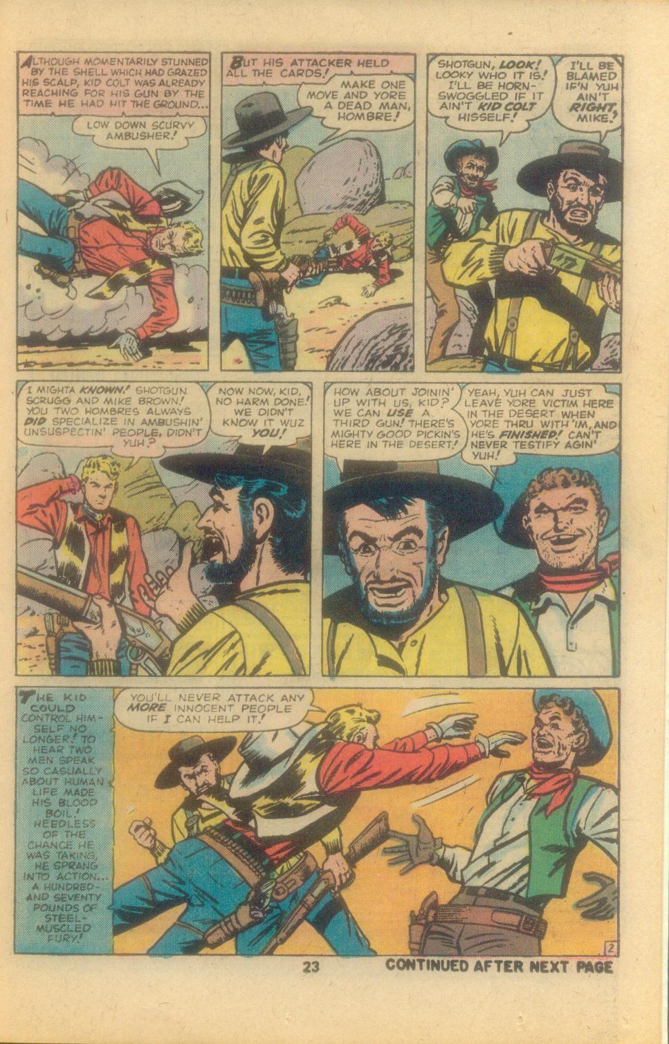 Read online Kid Colt Outlaw comic -  Issue #209 - 25