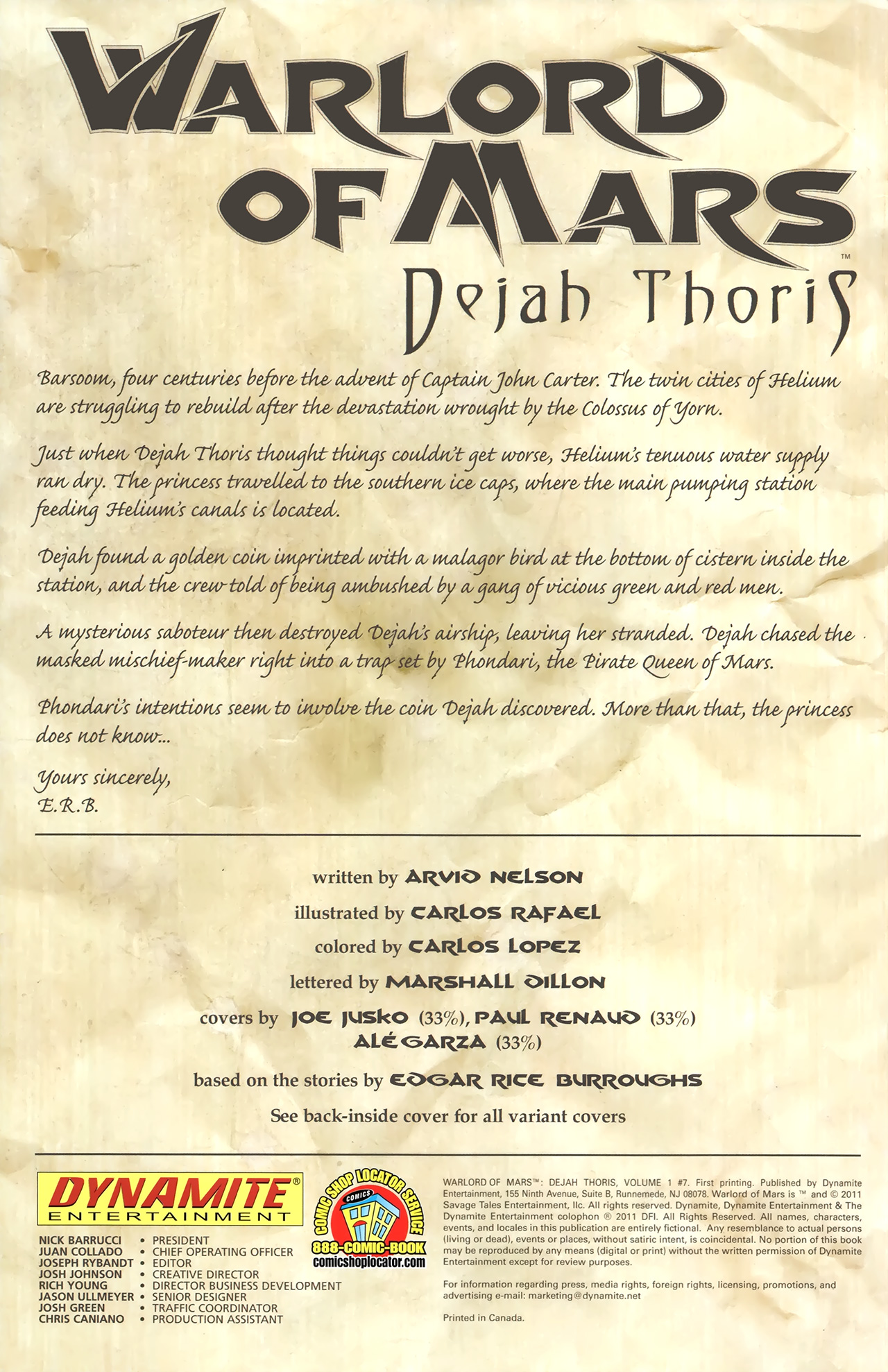 Read online Warlord Of Mars: Dejah Thoris comic -  Issue #7 - 2