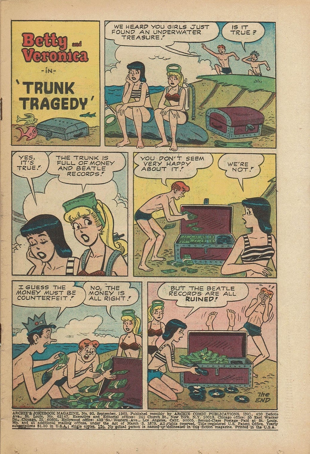 Read online Archie's Joke Book Magazine comic -  Issue #92 - 3