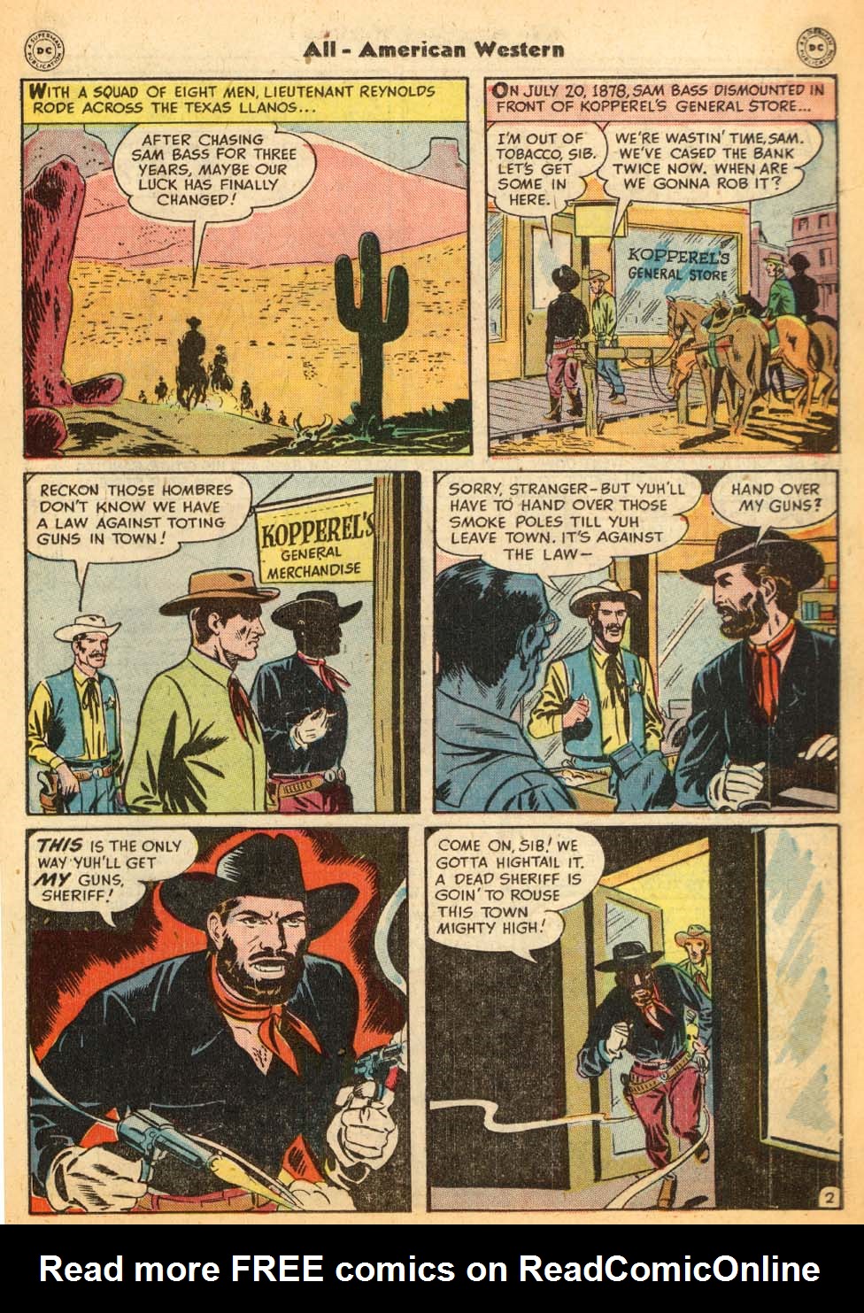 Read online All-American Western comic -  Issue #110 - 35