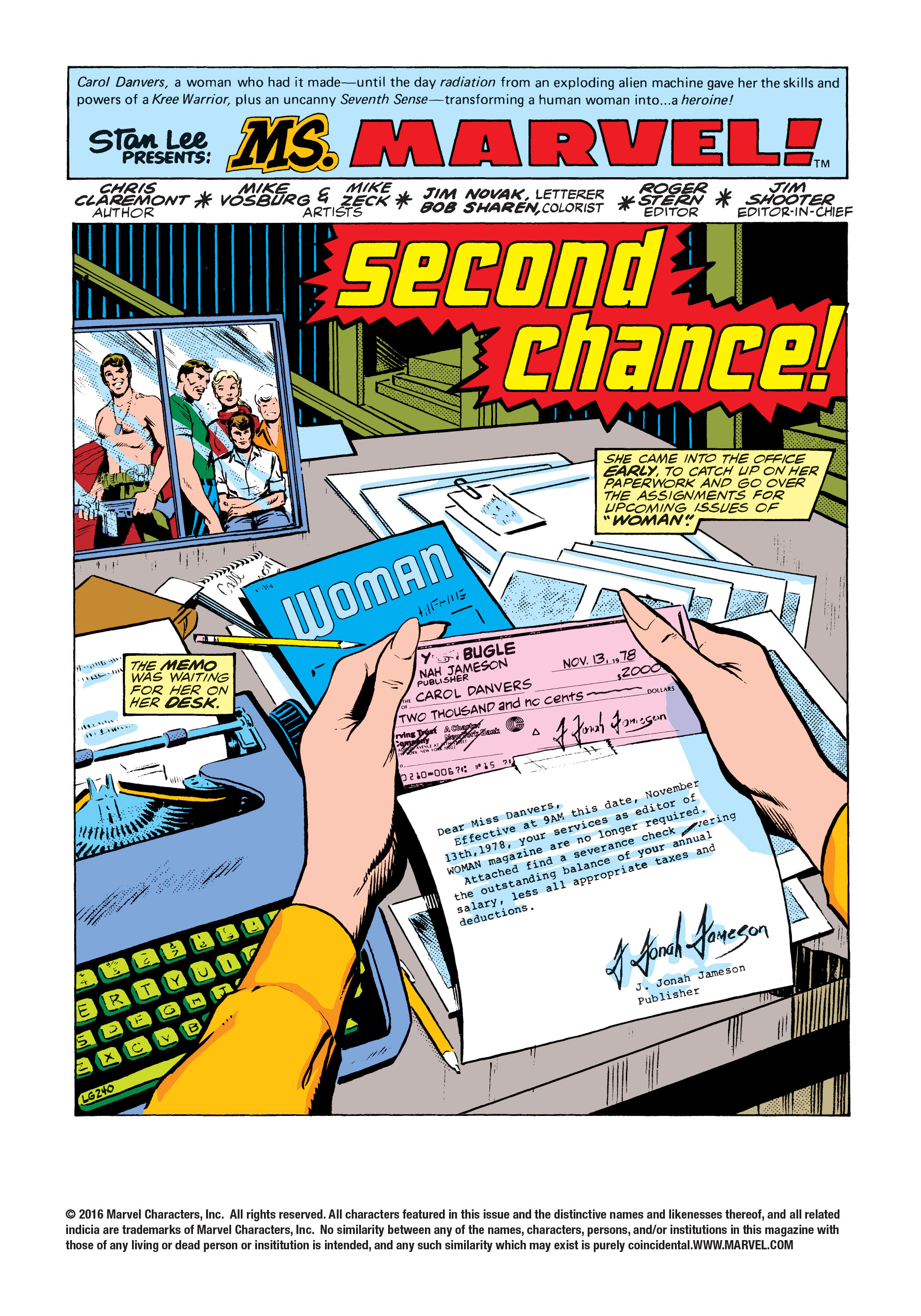 Read online Ms. Marvel (1977) comic -  Issue #22 - 2
