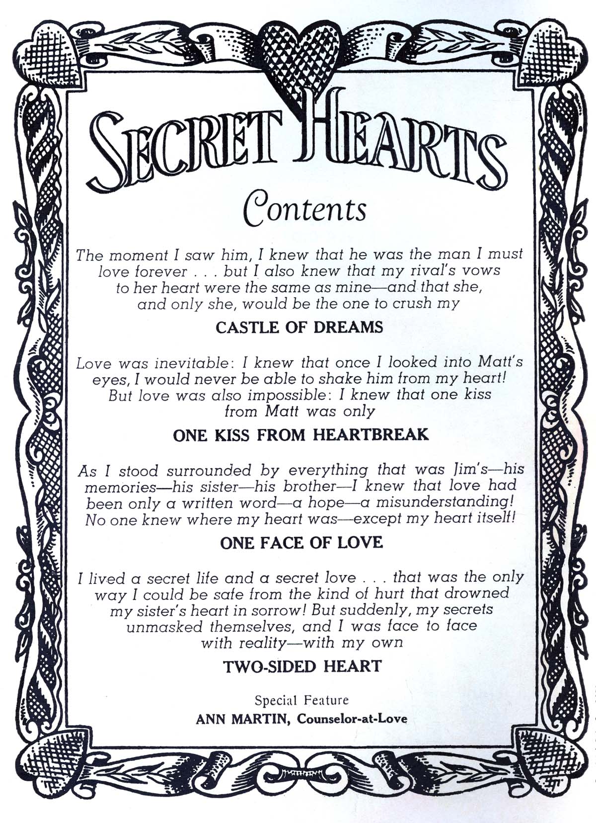 Read online Secret Hearts comic -  Issue #56 - 2