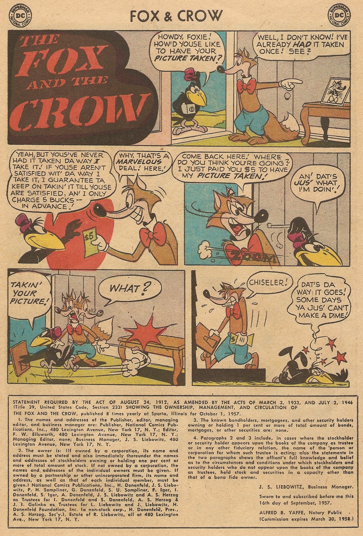 Read online The Fox and the Crow comic -  Issue #46 - 10