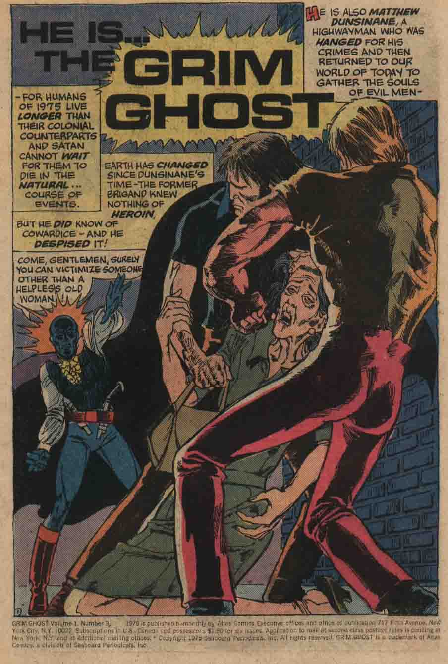 Read online The Grim Ghost (1975) comic -  Issue #3 - 2