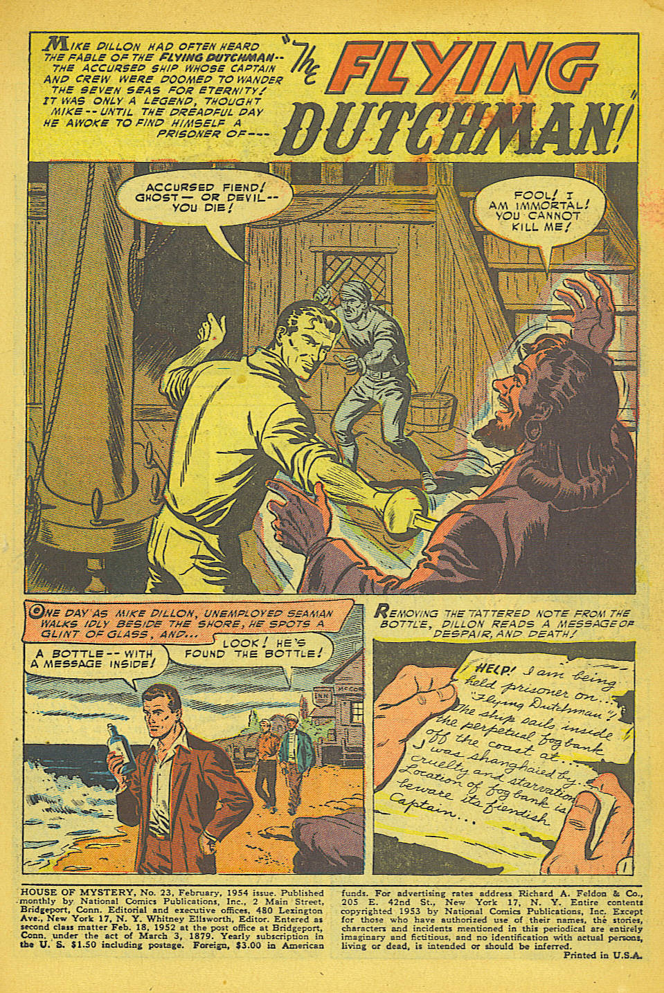 Read online House of Mystery (1951) comic -  Issue #23 - 3