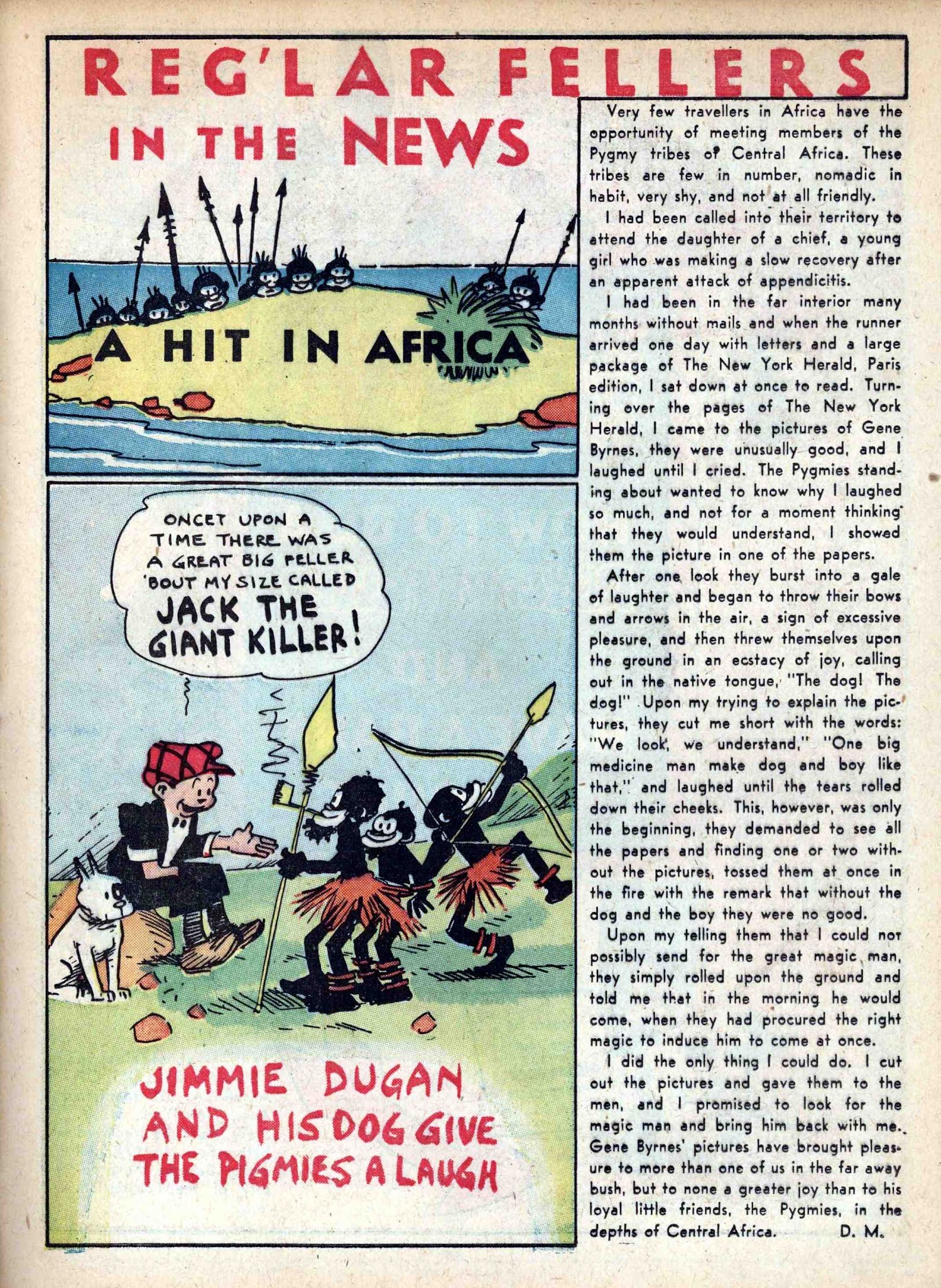 Read online Reg'lar Fellers Heroic Comics comic -  Issue #2 - 39