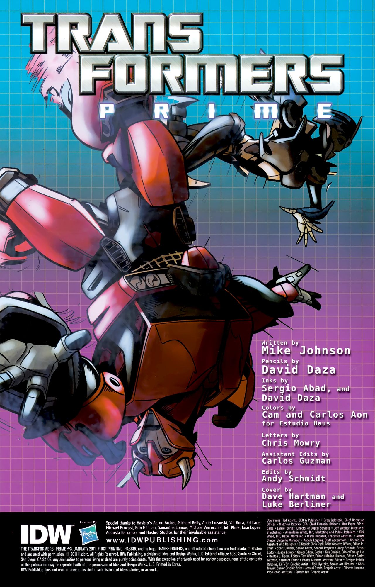 Read online The Transformers: Prime comic -  Issue #3 - 2