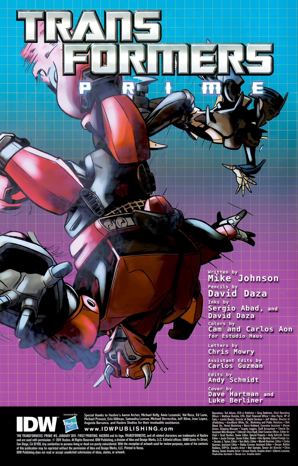 Read online The Transformers Prime comic Issue 3