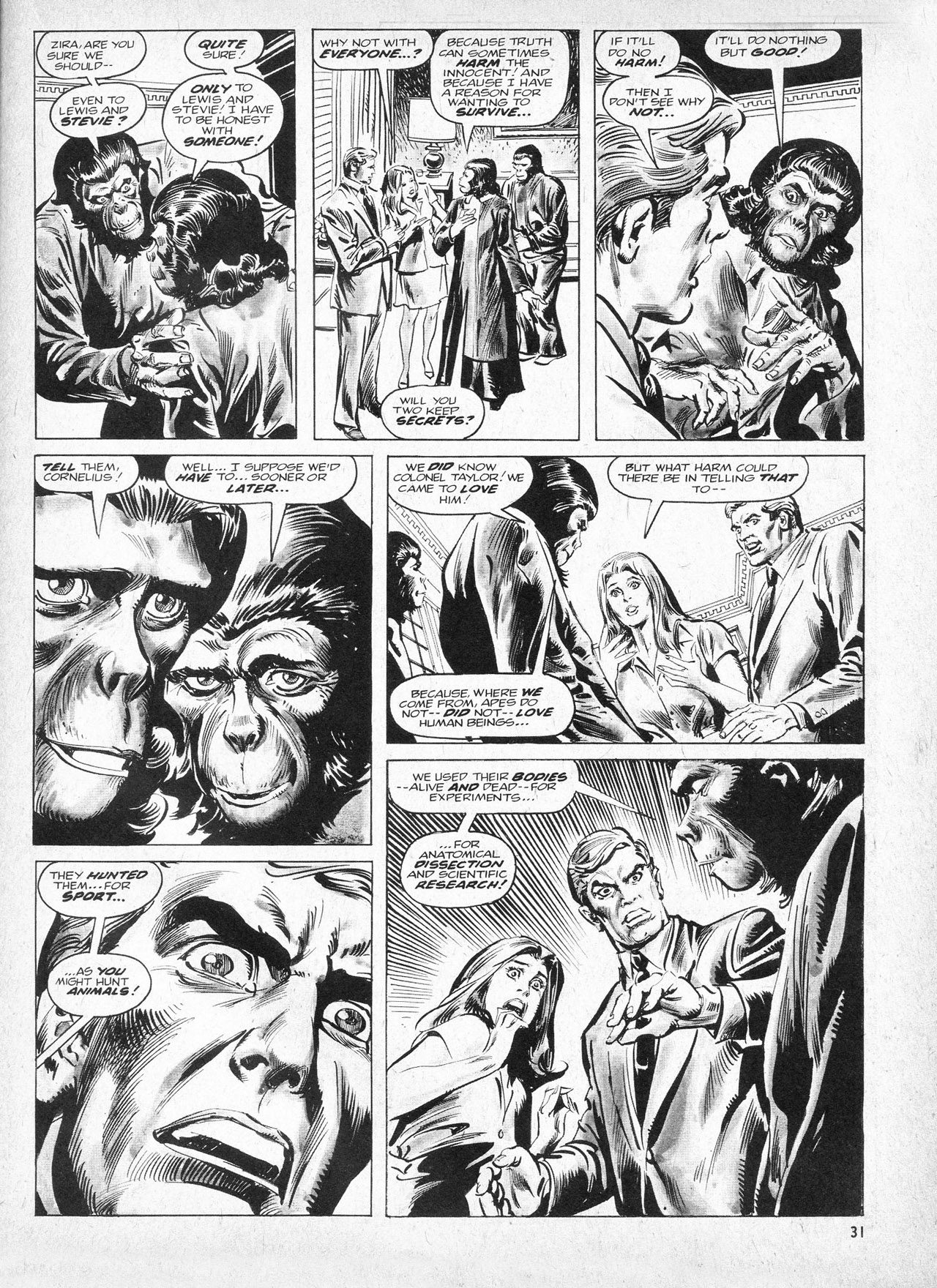 Read online Planet of the Apes comic -  Issue #14 - 31