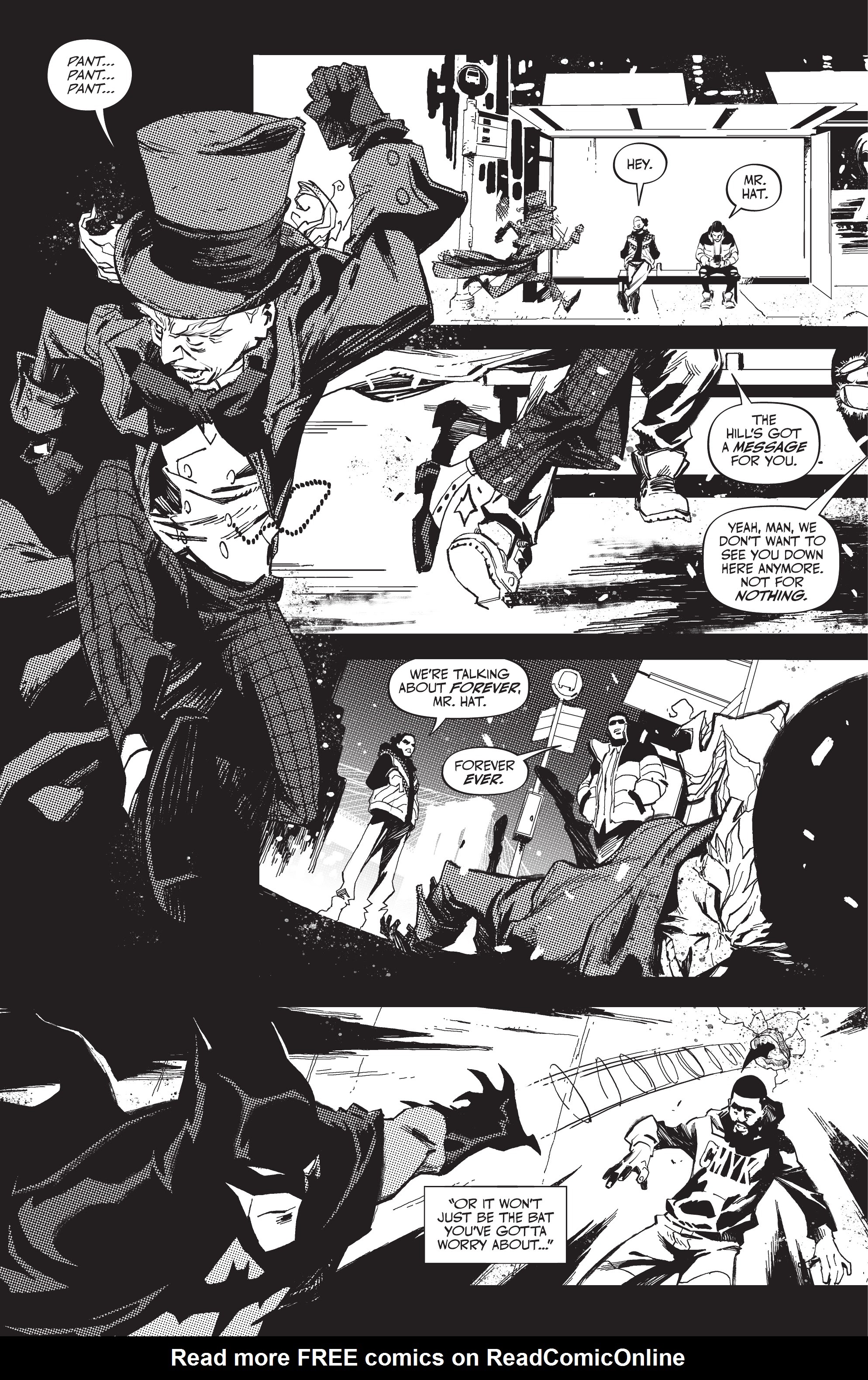 Read online Batman Black & White comic -  Issue #6 - 10