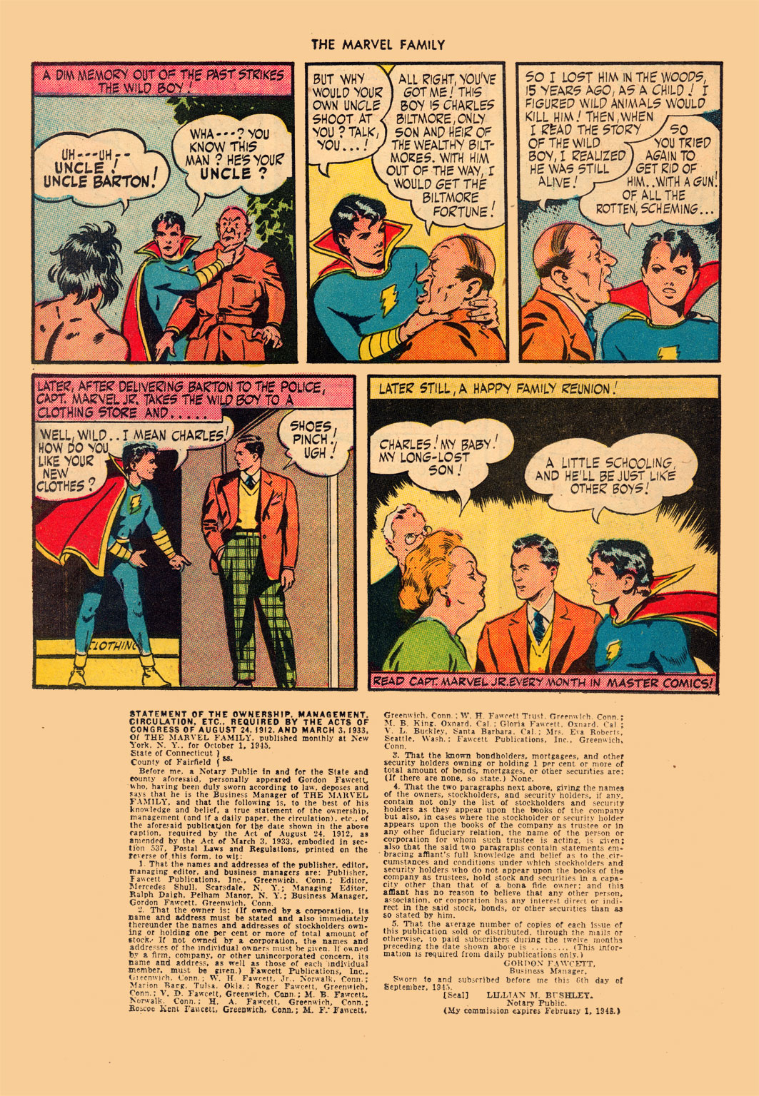 Read online The Marvel Family comic -  Issue #2 - 26