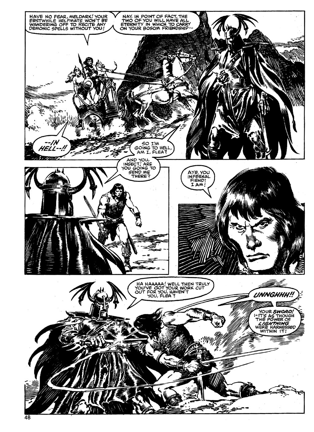 Read online The Savage Sword Of Conan comic -  Issue #90 - 47