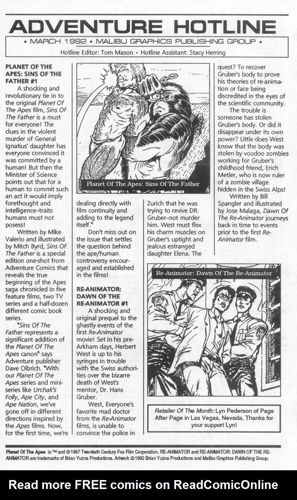 Read online Planet of the Apes (1990) comic -  Issue #22 - 32