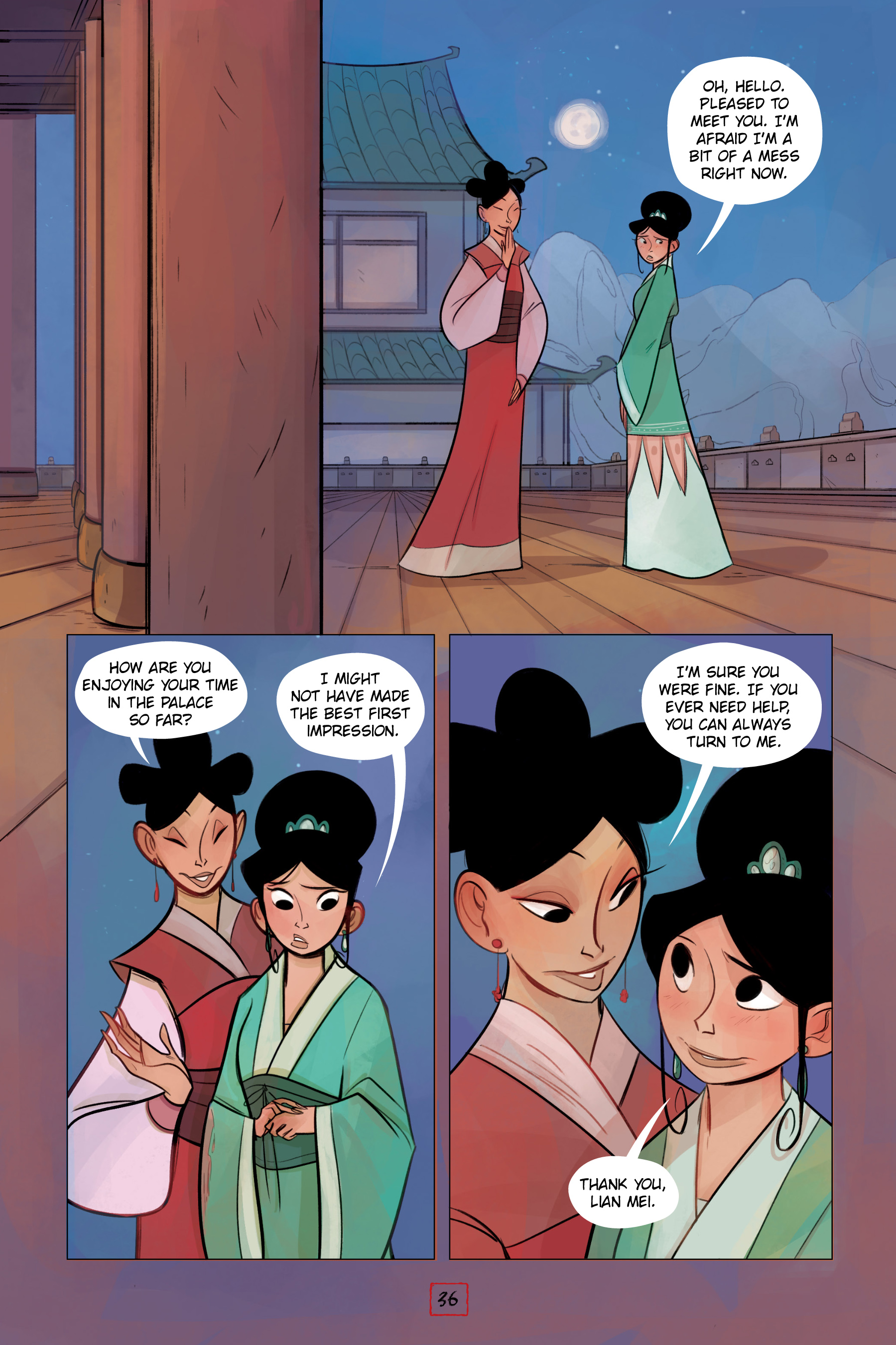 Read online Disney Mulan's Adventure Journal: The Palace of Secrets comic -  Issue # TPB - 37