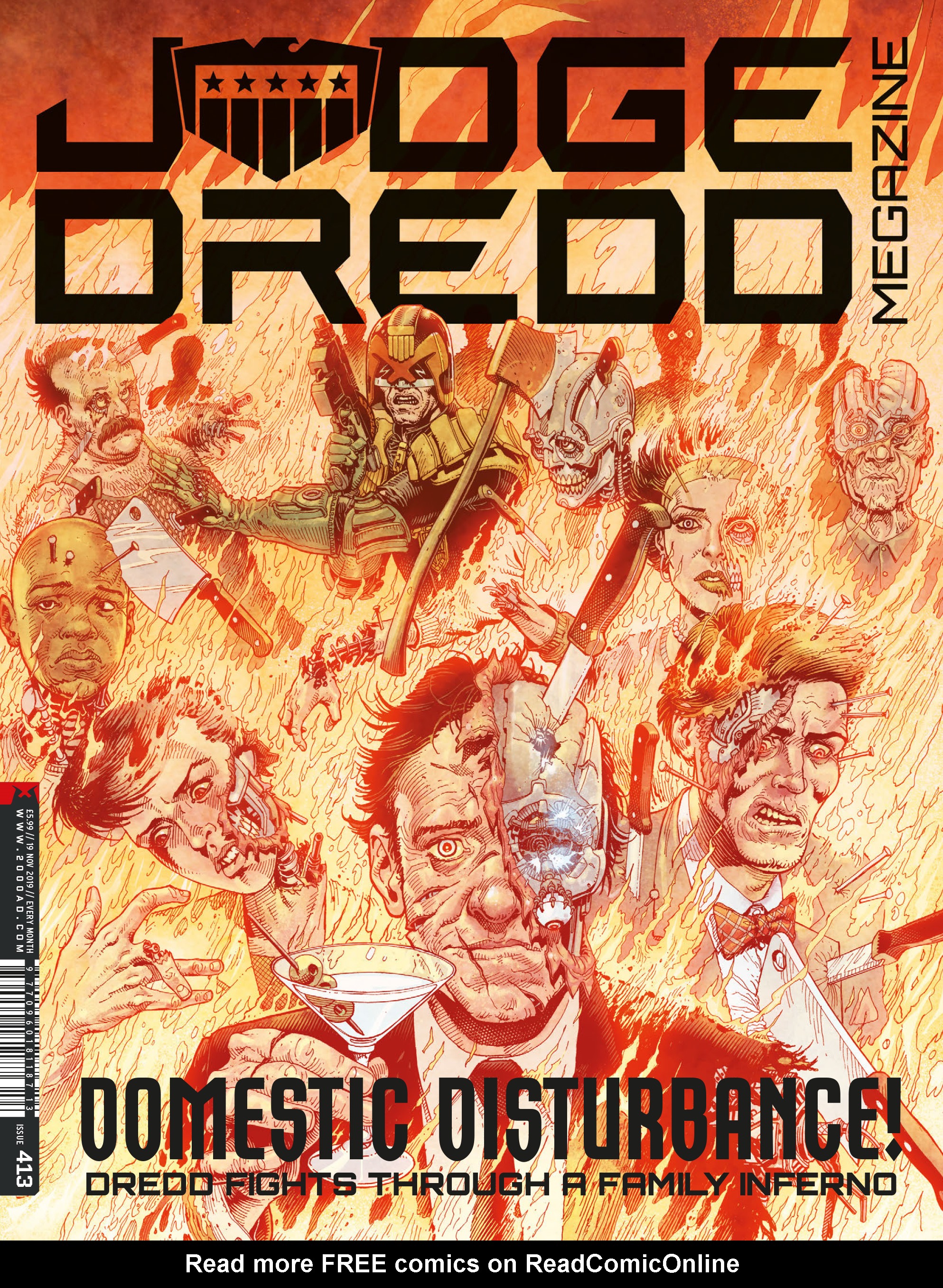 Read online Judge Dredd Megazine (Vol. 5) comic -  Issue #413 - 1