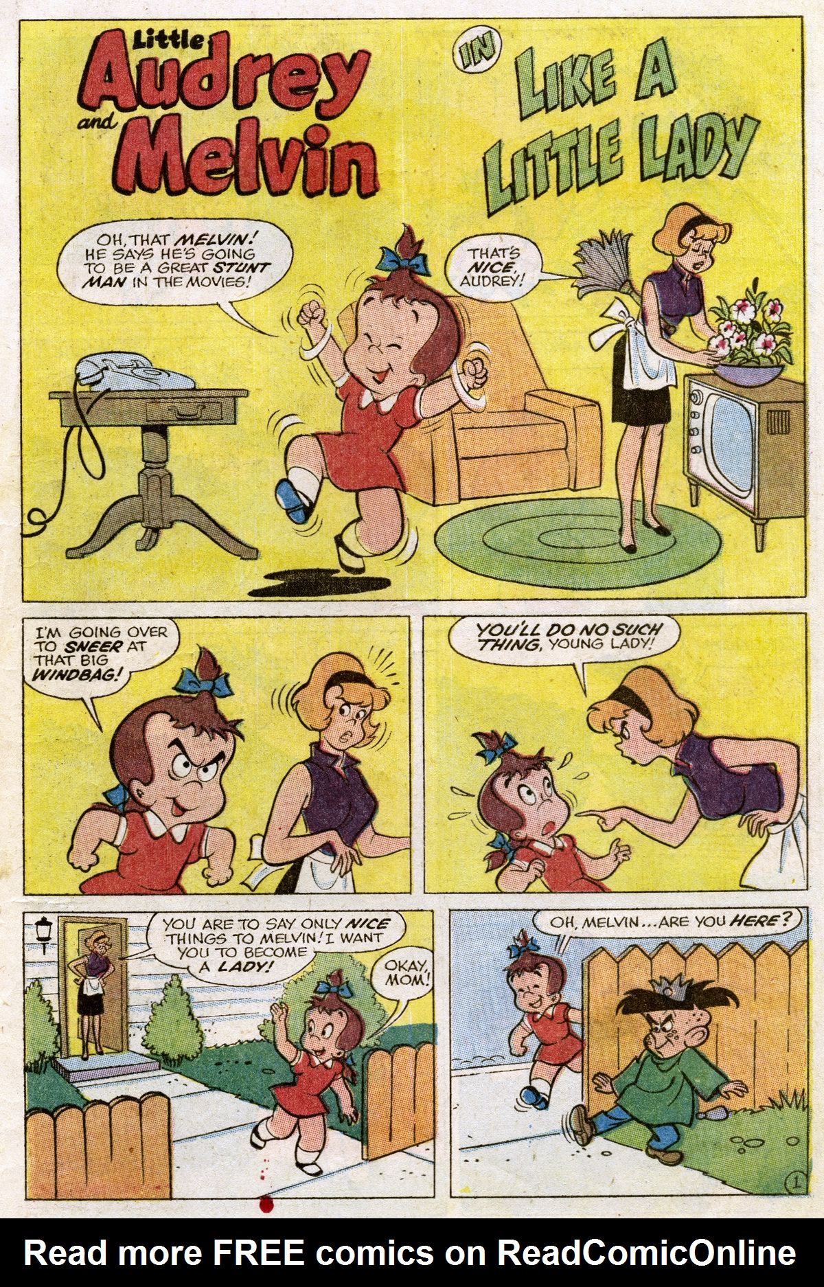Read online Little Audrey And Melvin comic -  Issue #52 - 14