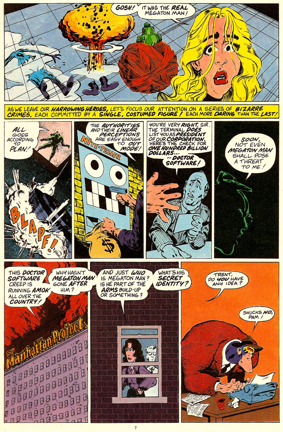 Read online Megaton Man comic -  Issue #1 - 9