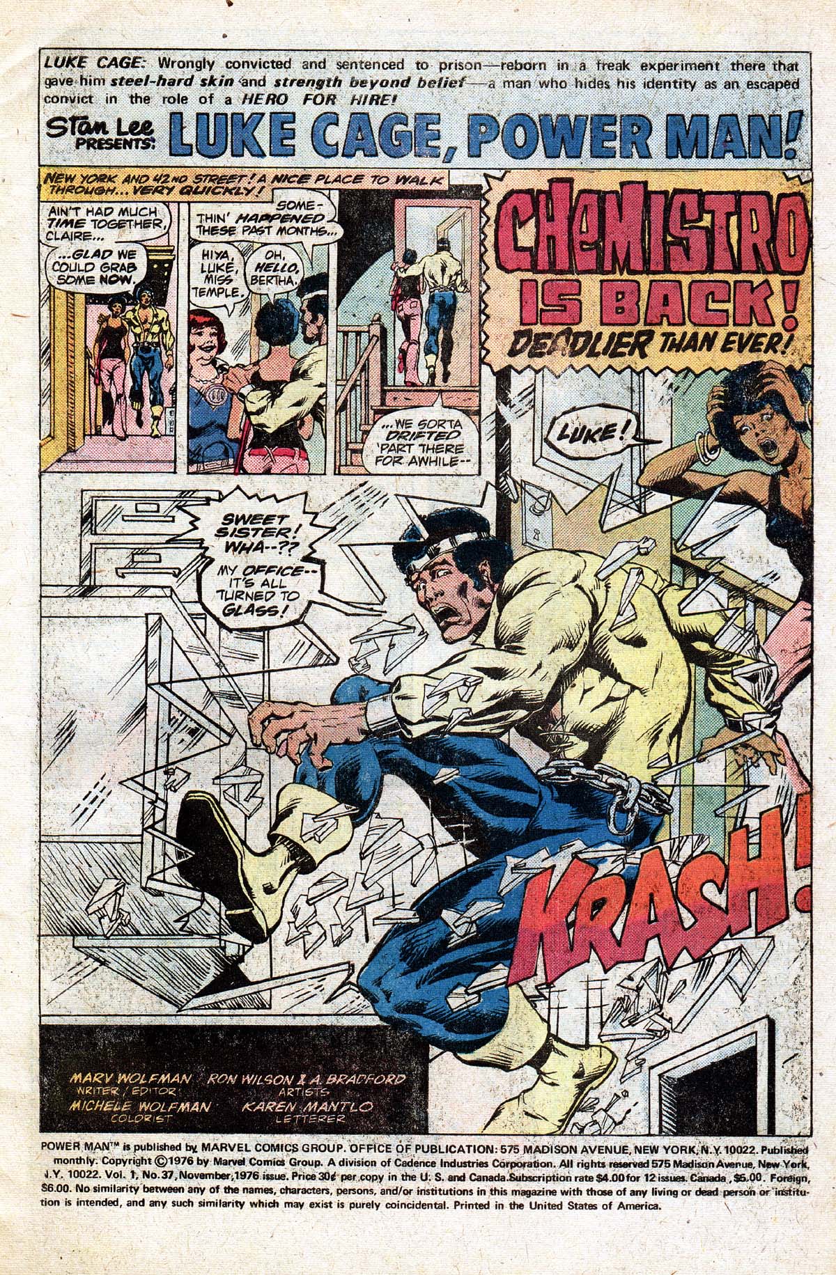 Read online Power Man comic -  Issue #37 - 2
