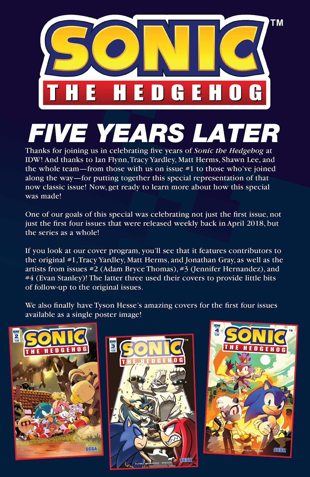 Sonic the Hedgehog (2018) issue 5th Anniversary Edition - Page 44