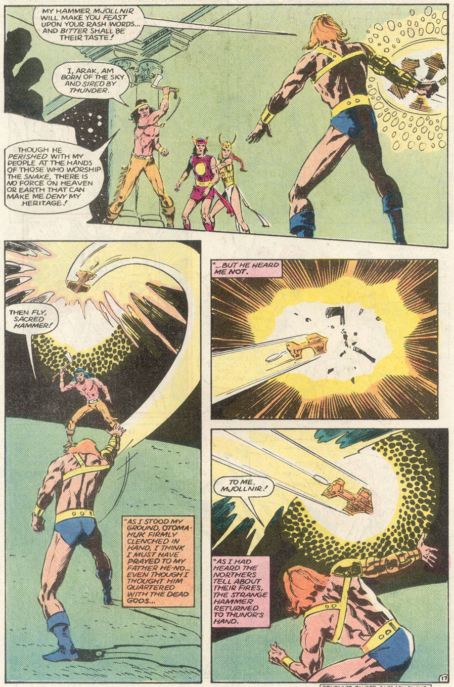 Read online Arak Son of Thunder comic -  Issue #46 - 17