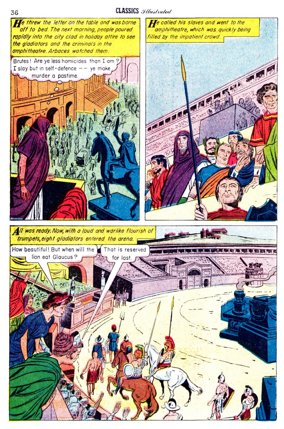 Read online Classics Illustrated comic -  Issue #35 - 37