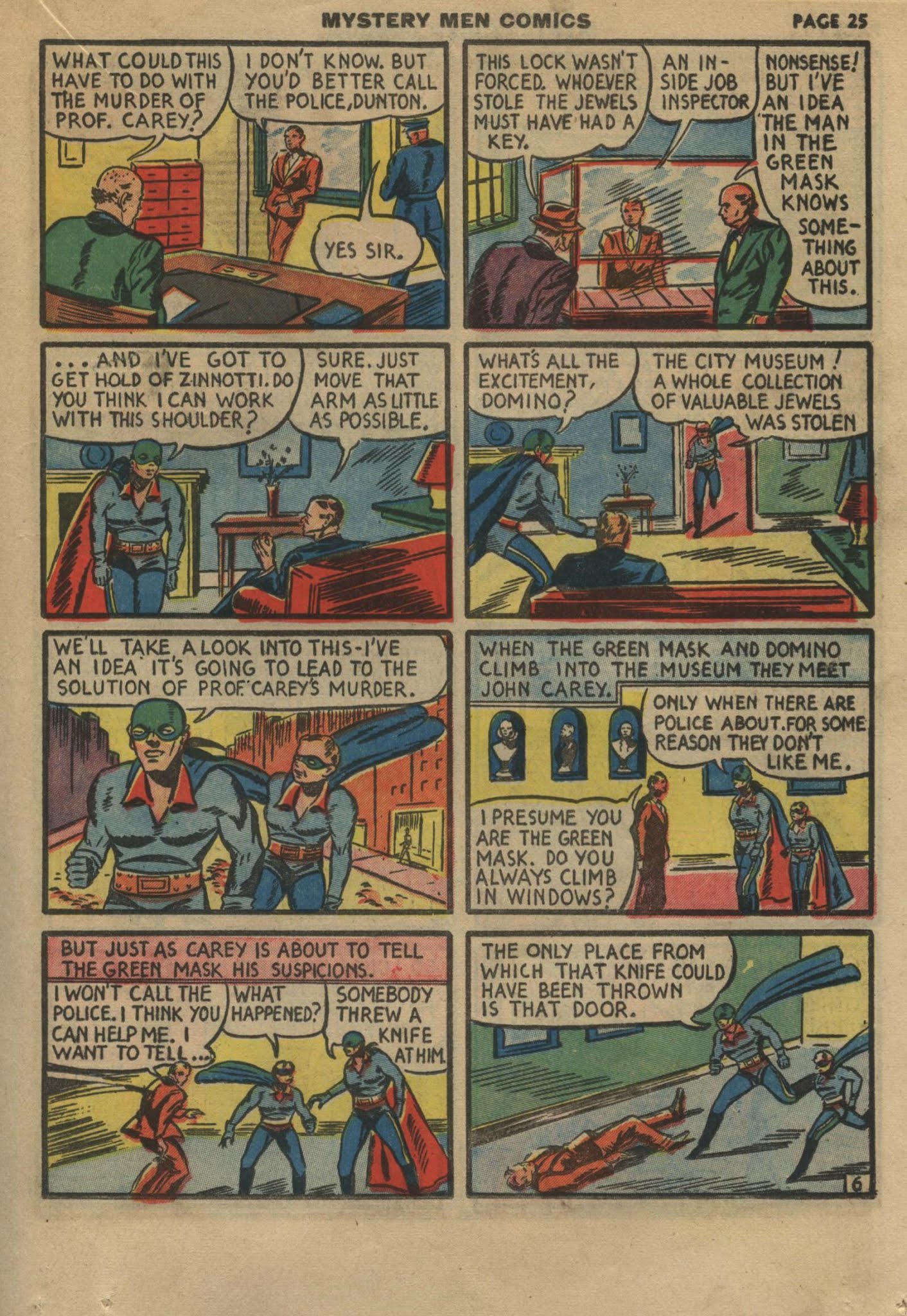 Read online Mystery Men Comics comic -  Issue #15 - 27