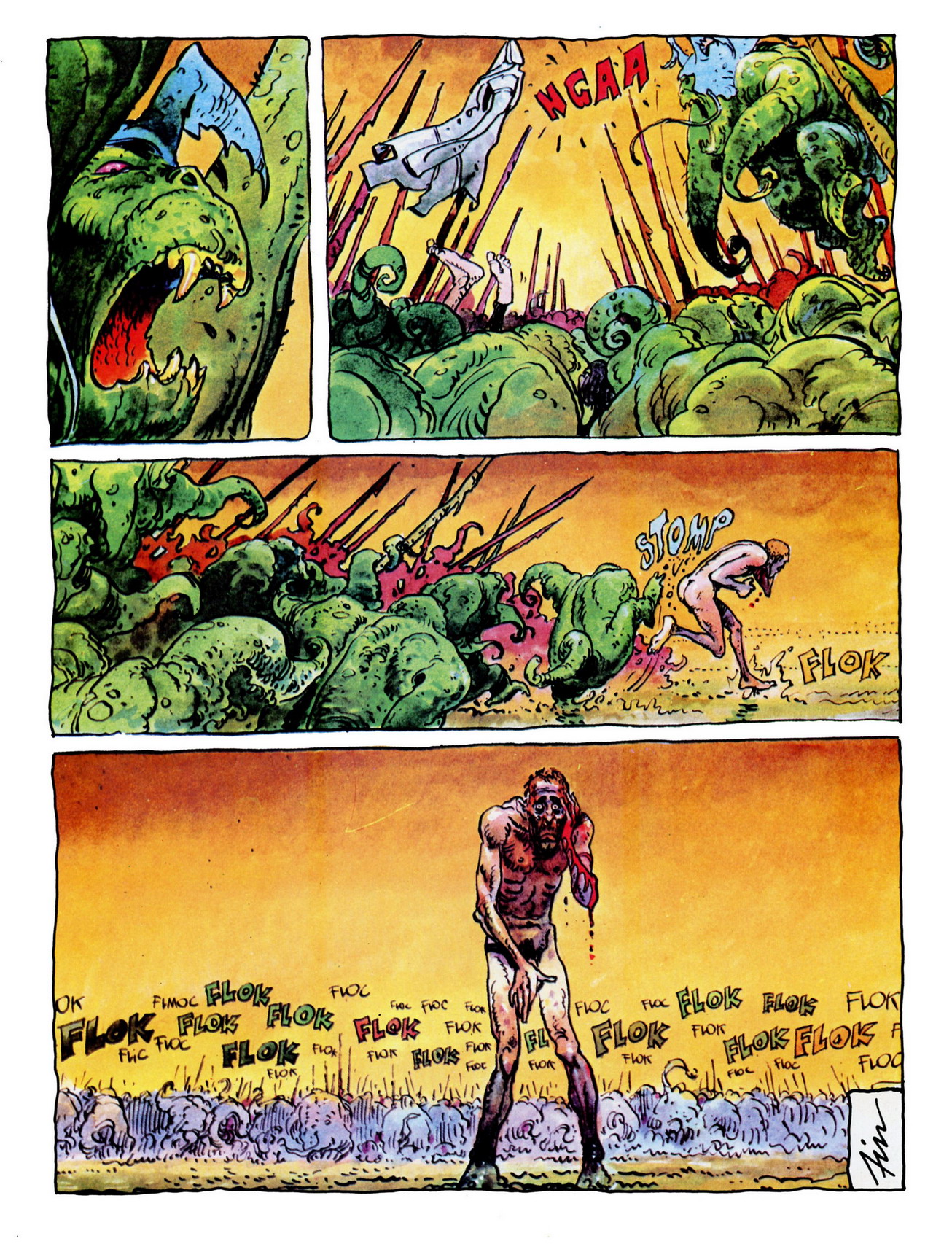 Read online Heavy Metal Presents Is Man Good? comic -  Issue # Full - 46
