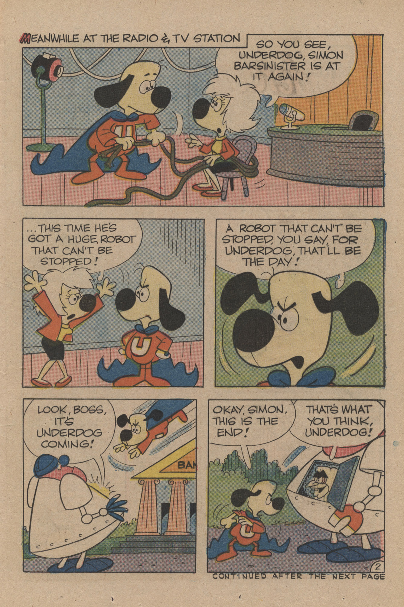 Read online Underdog (1970) comic -  Issue #9 - 13