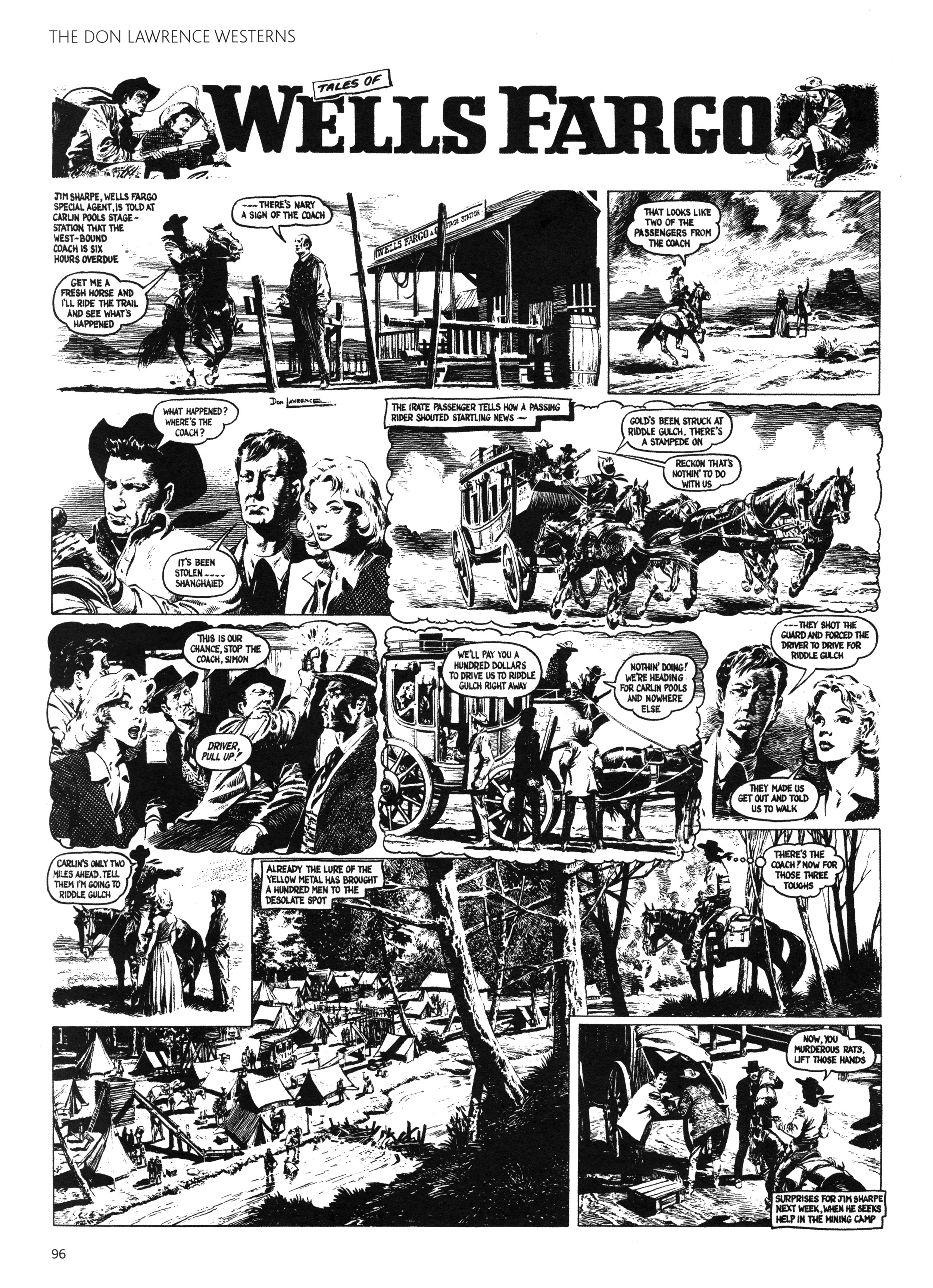 Read online Don Lawrence Westerns comic -  Issue # TPB (Part 1) - 100