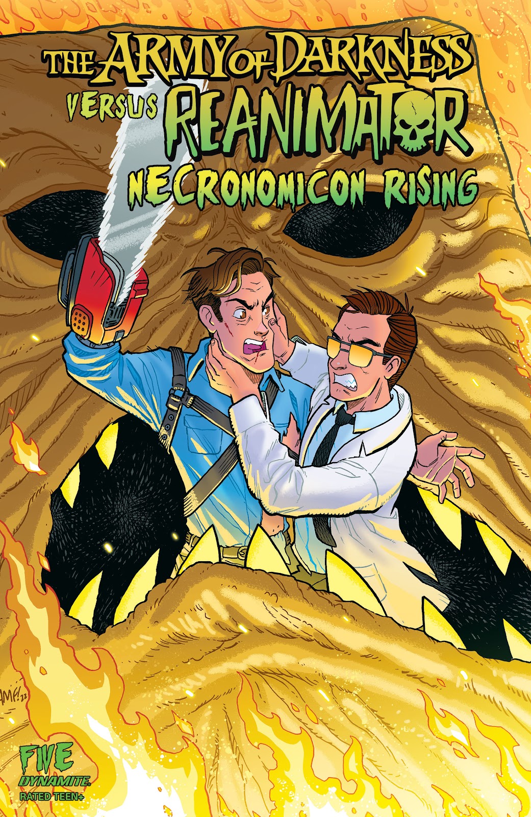 Army of Darkness Vs. Reanimator: Necronomicon Rising issue 5 - Page 1