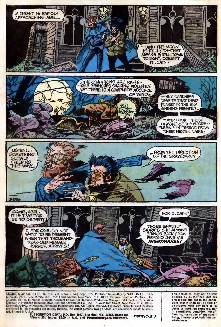 Read online Secrets of Sinister House comic -  Issue #6 - 3