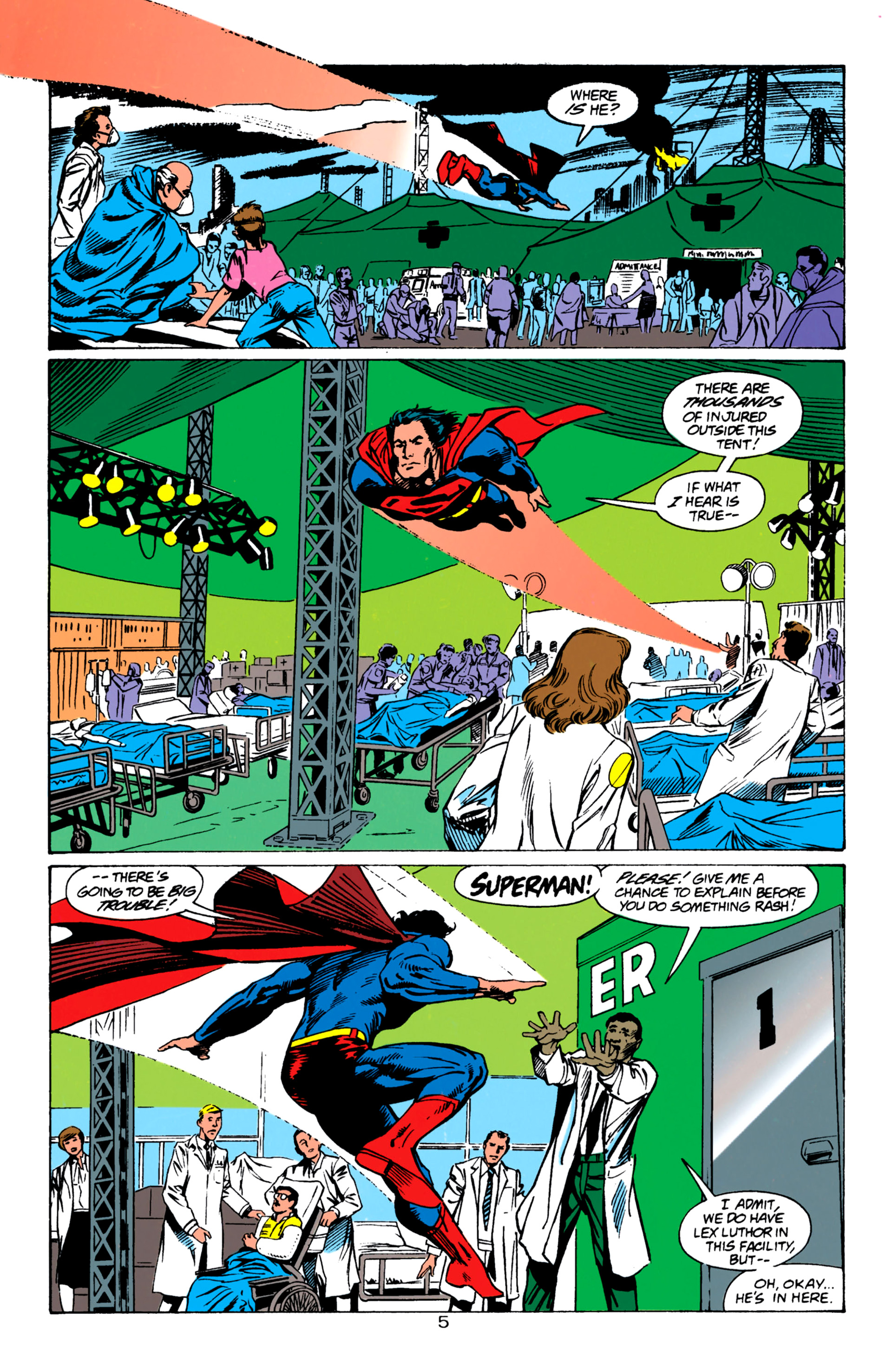 Read online Superman (1987) comic -  Issue #91 - 6