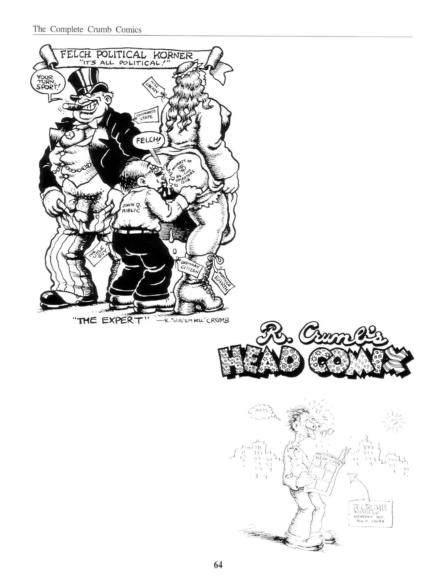 Read online The Complete Crumb Comics comic -  Issue # TPB 10 - 73