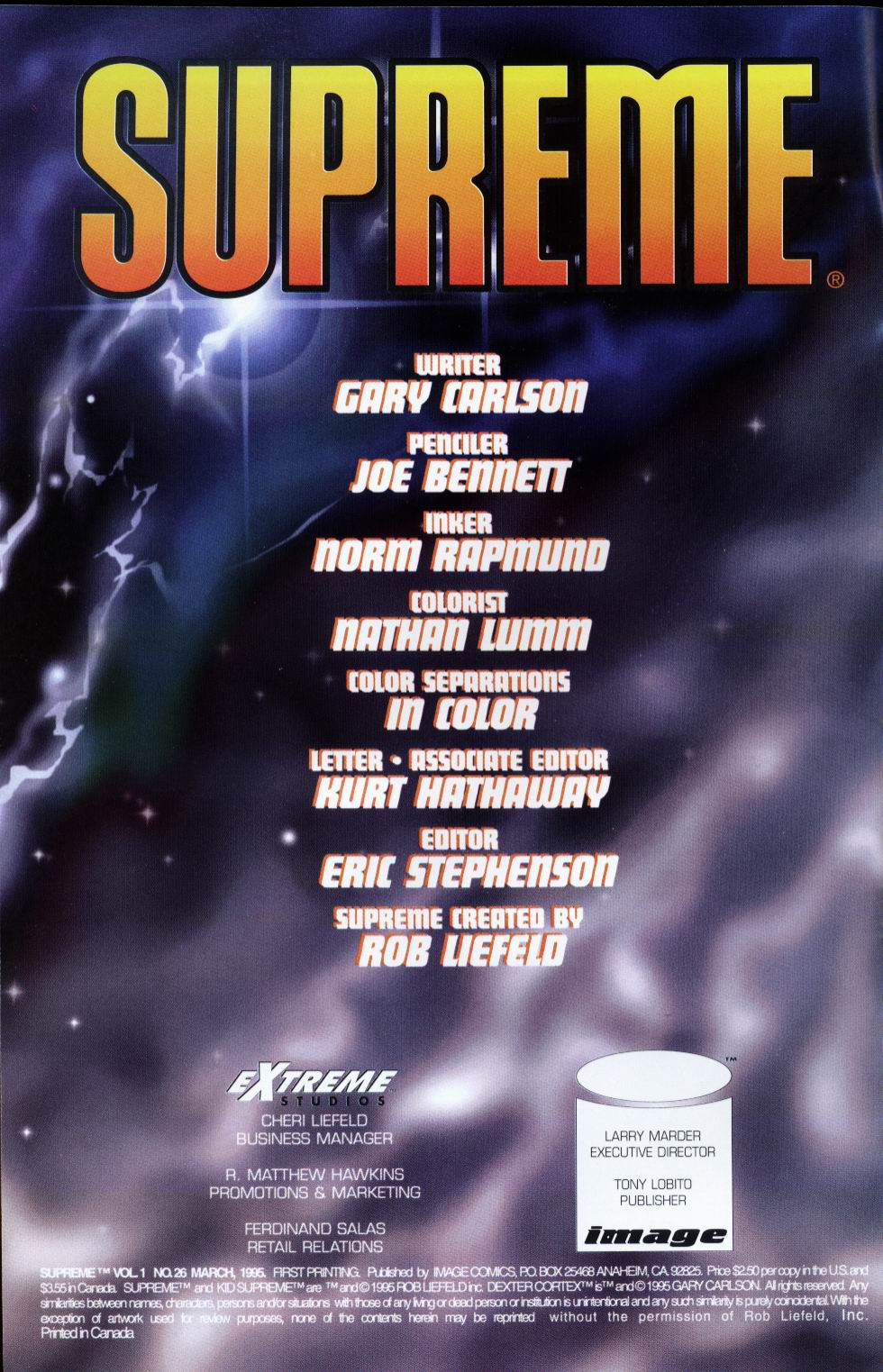 Read online Supreme (1992) comic -  Issue #26 - 2