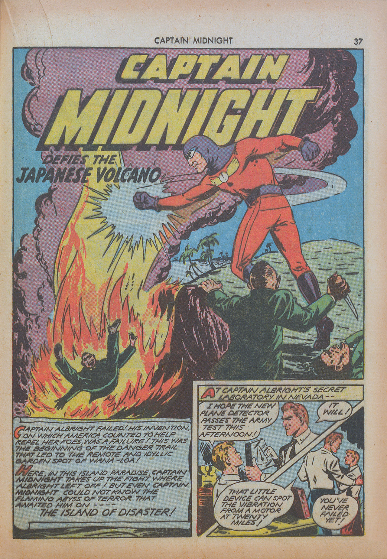 Read online Captain Midnight (1942) comic -  Issue #8 - 37
