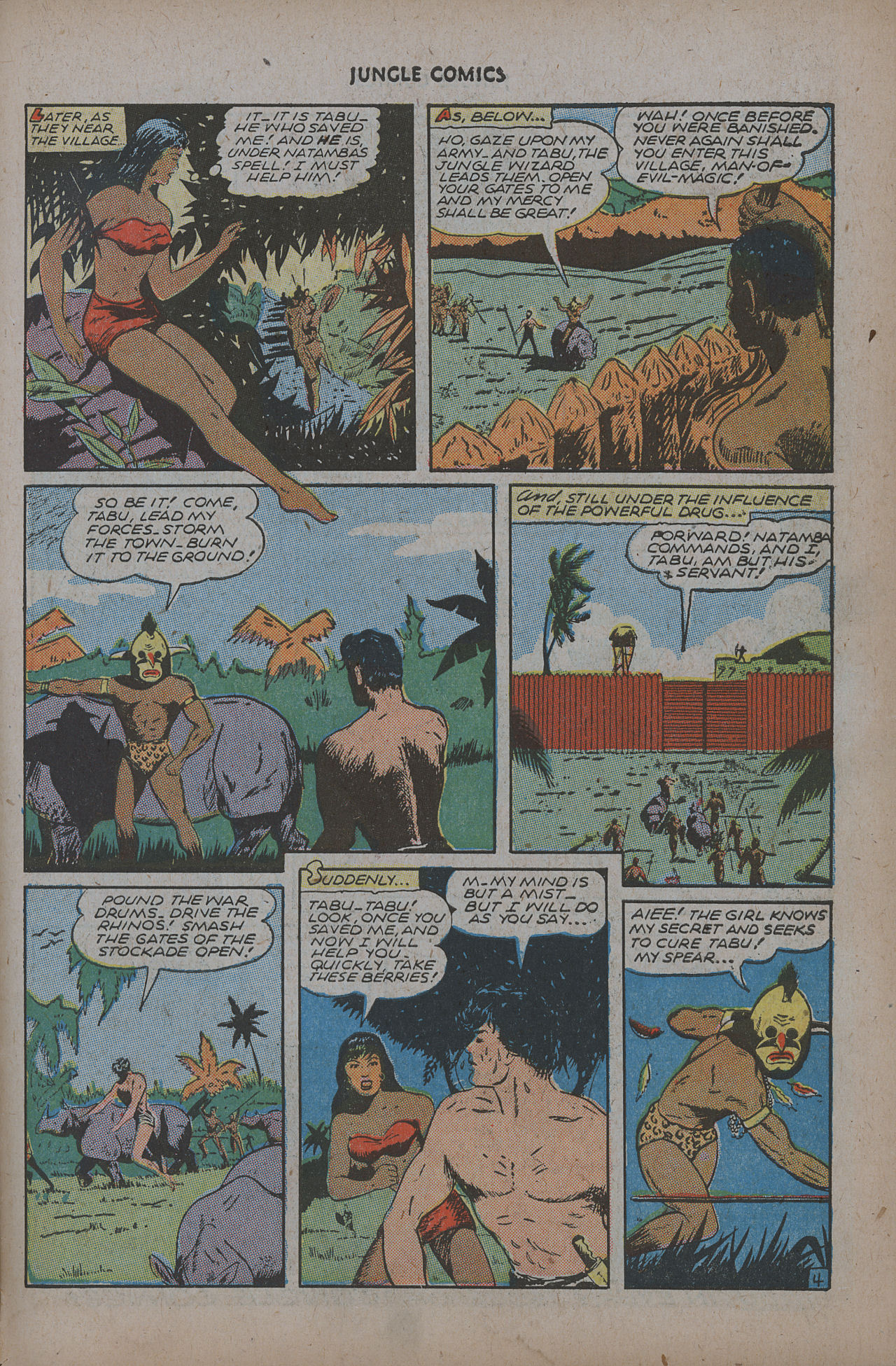 Read online Jungle Comics comic -  Issue #71 - 27