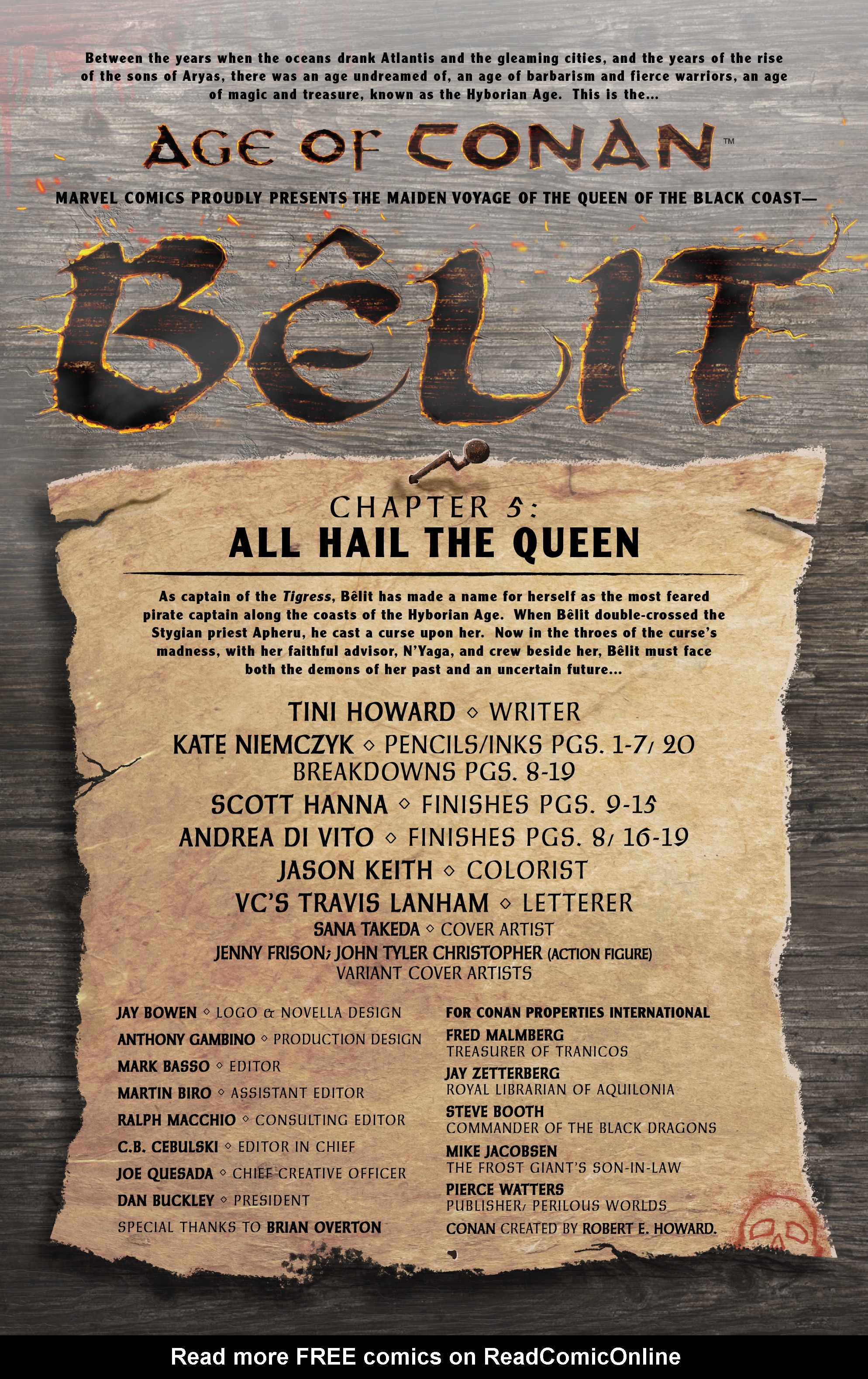 Read online Age of Conan: Belit, Queen of the Black Coast comic -  Issue #5 - 2