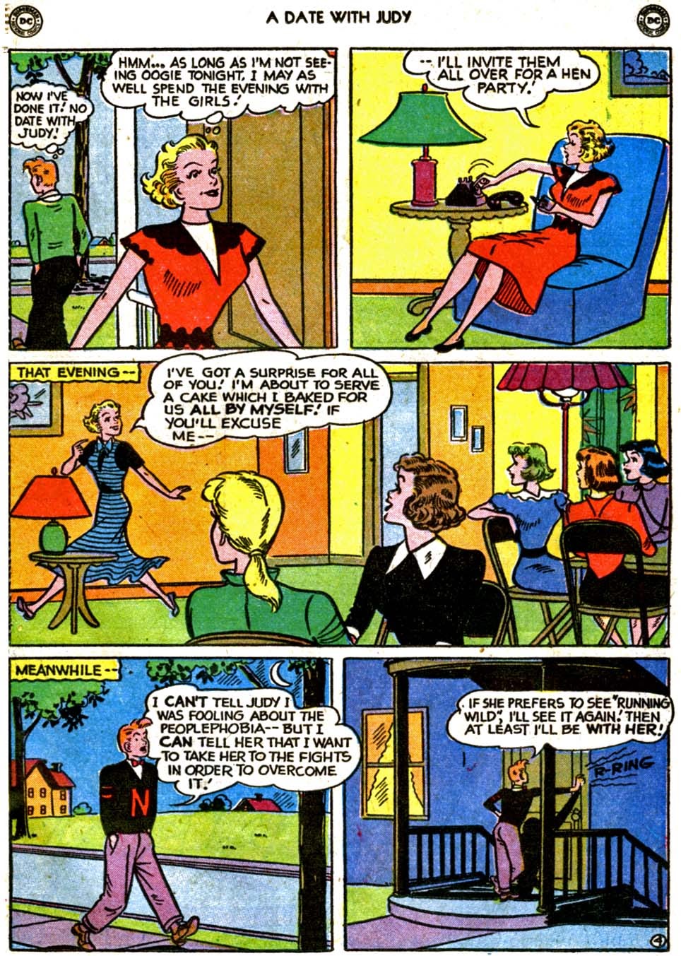 Read online A Date with Judy comic -  Issue #16 - 35