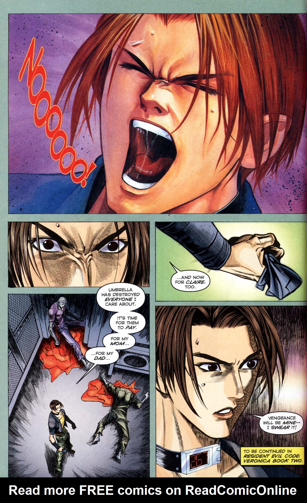 Read online Resident Evil Code: Veronica comic -  Issue #1 - 140