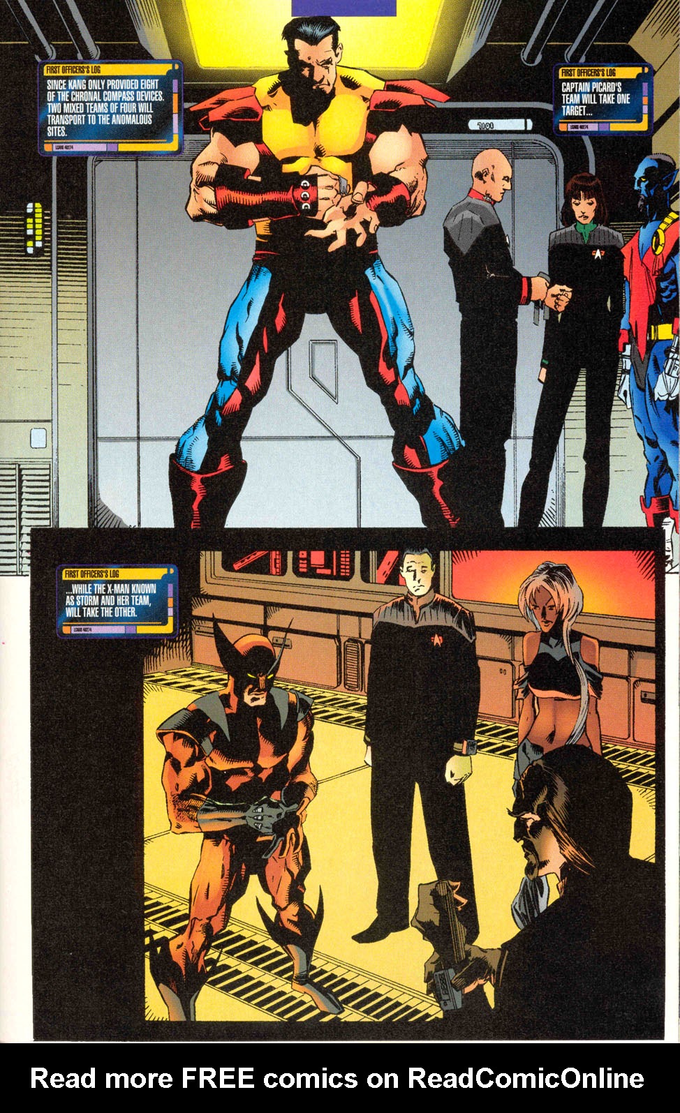 Read online Star Trek: The Next Generation/X-Men: Second Contact comic -  Issue # Full - 24