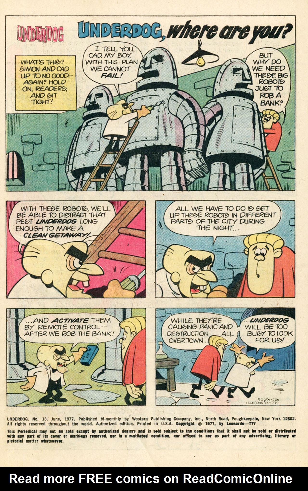 Read online Underdog (1975) comic -  Issue #13 - 3