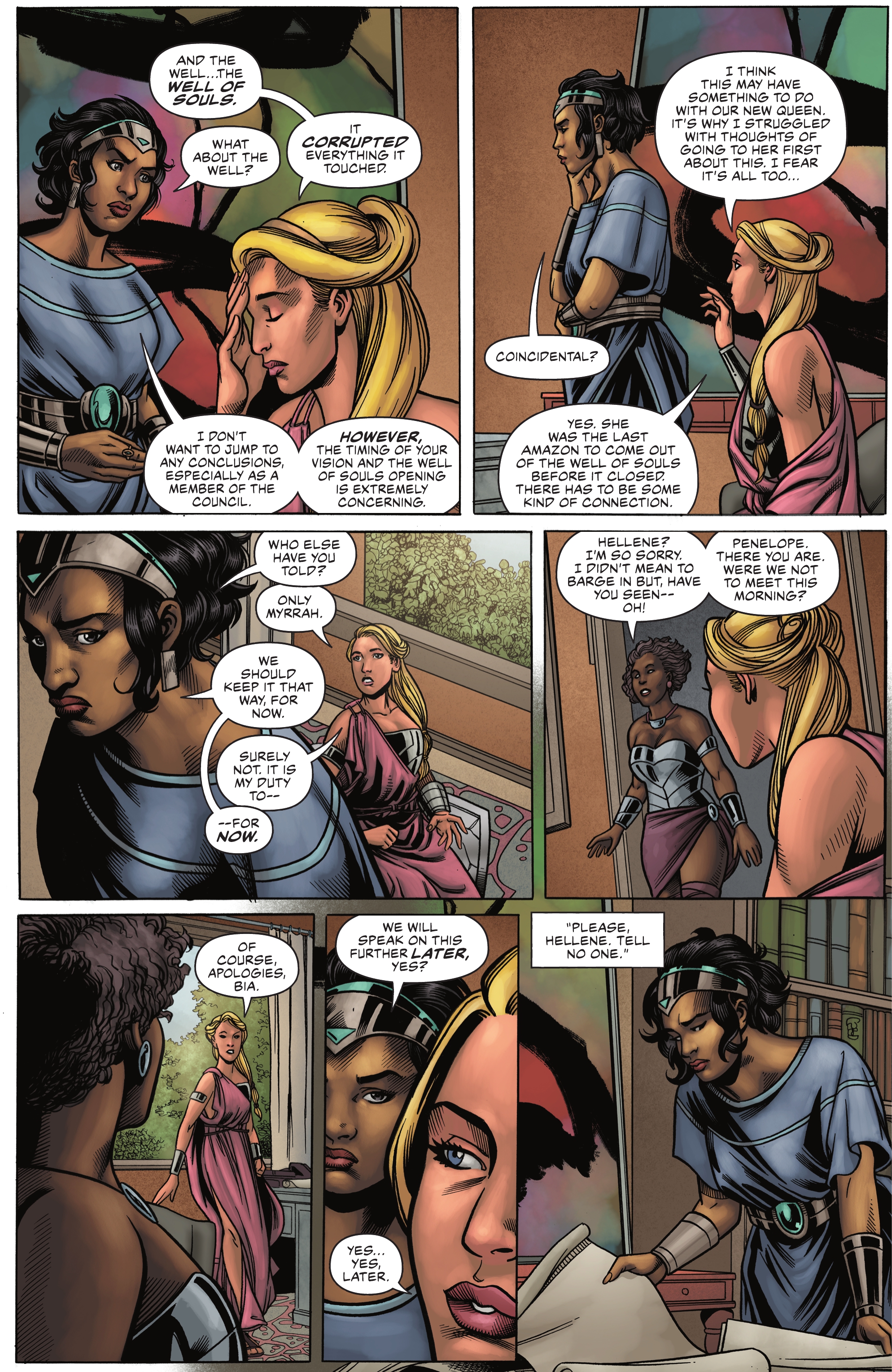 Read online Nubia & the Amazons comic -  Issue #2 - 9